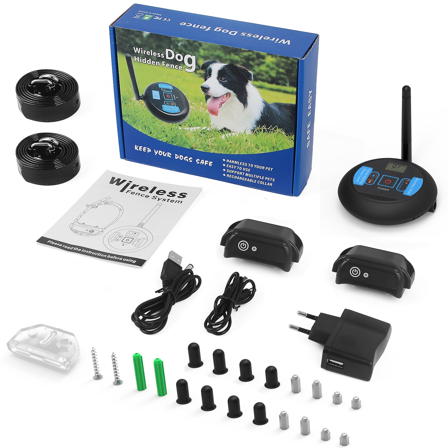 Fetchly™ Adjustable Remote Pet Training Collar Fence