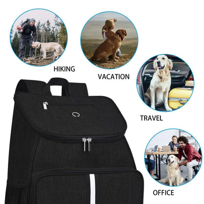 1 Pc Pet Travel Bag Dog Cat Supplies Backpack, Water-Resistent Diapers Food Travel Tote Backpacks Weekend Bags Accessories Set O