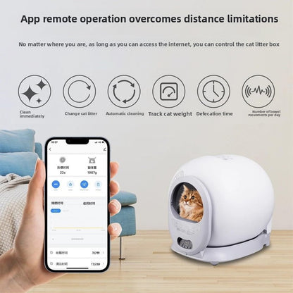 🐾 Fetchly™ Automatic Cat Litter Box – Smart, Self-Cleaning & Space-Saving