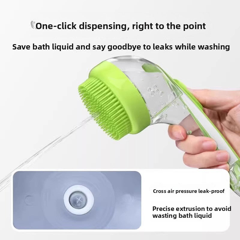 Fetchly™ Pet Bath & Massage Brush – Gentle Silicone Groomer for Dogs & Cats