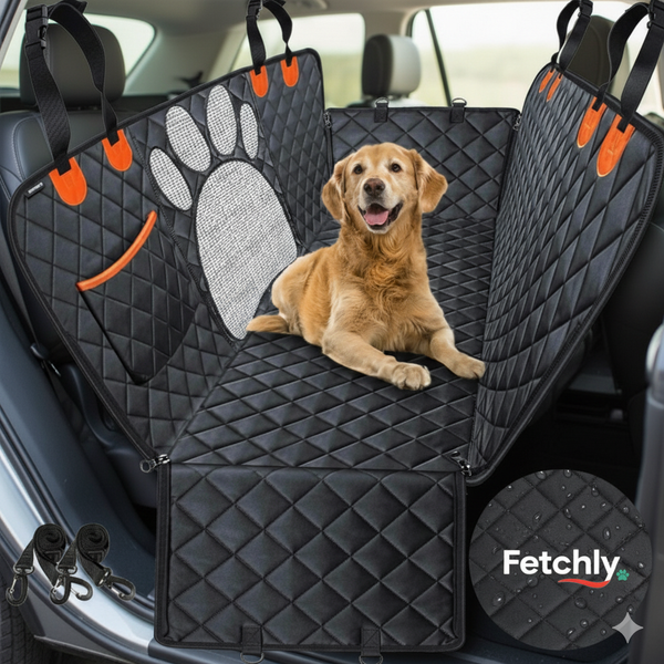 With Visual Mesh Window and Side Zipper Car Seat & Door Protec Dog Car Seat Cover Waterproof Pet Cat Carriers Travel Mat Hammock